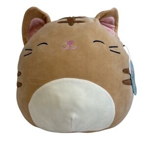 Kellytoy Squishmallows Nathan The Cat Plush Toy 12 Inch New With Tags